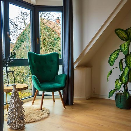 Amao-Green I 90Qm I Penthouse Maisonette Mit Rooftop I City Center I King-Size Betten Lahr  Luaran gambar