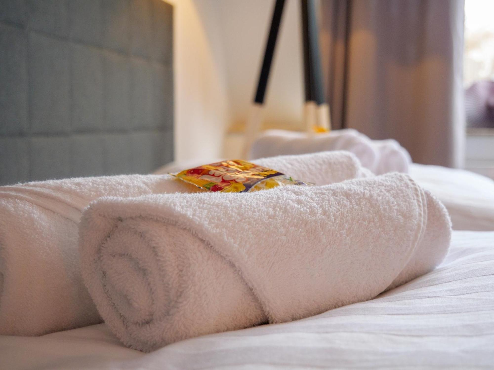 Amao-Green I 90Qm I Penthouse Maisonette Mit Rooftop I City Center I King-Size Betten Lahr  Luaran gambar