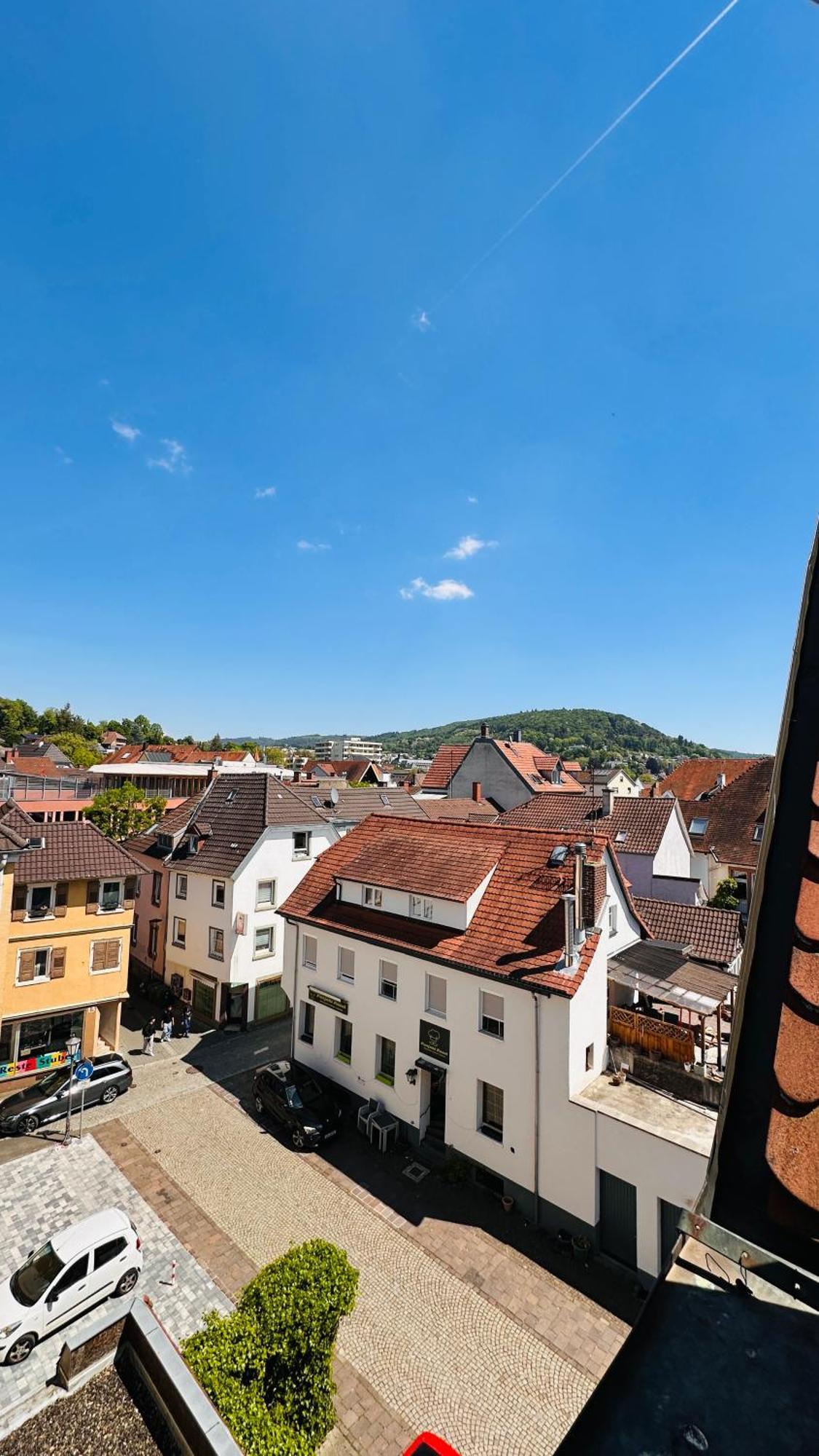 Amao-Green I 90Qm I Penthouse Maisonette Mit Rooftop I City Center I King-Size Betten Lahr  Luaran gambar