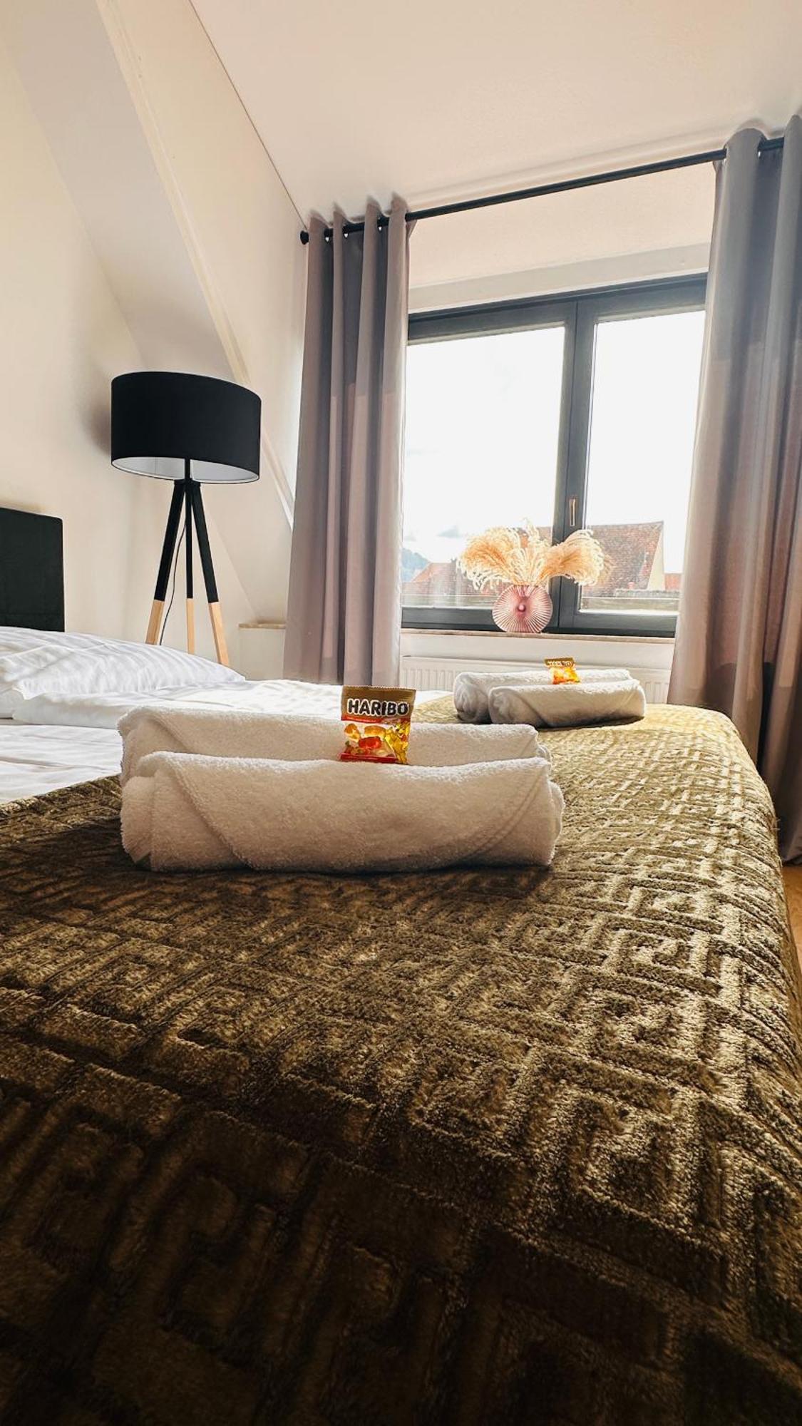 Amao-Green I 90Qm I Penthouse Maisonette Mit Rooftop I City Center I King-Size Betten Lahr  Luaran gambar